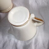 Coffee service or tea in faience Salins France