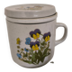 Ceramic tea mug (old retro vintage