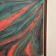 Original Swedish Oil on Canvas – Abstract Expressionist Composition – Vintage & Framed