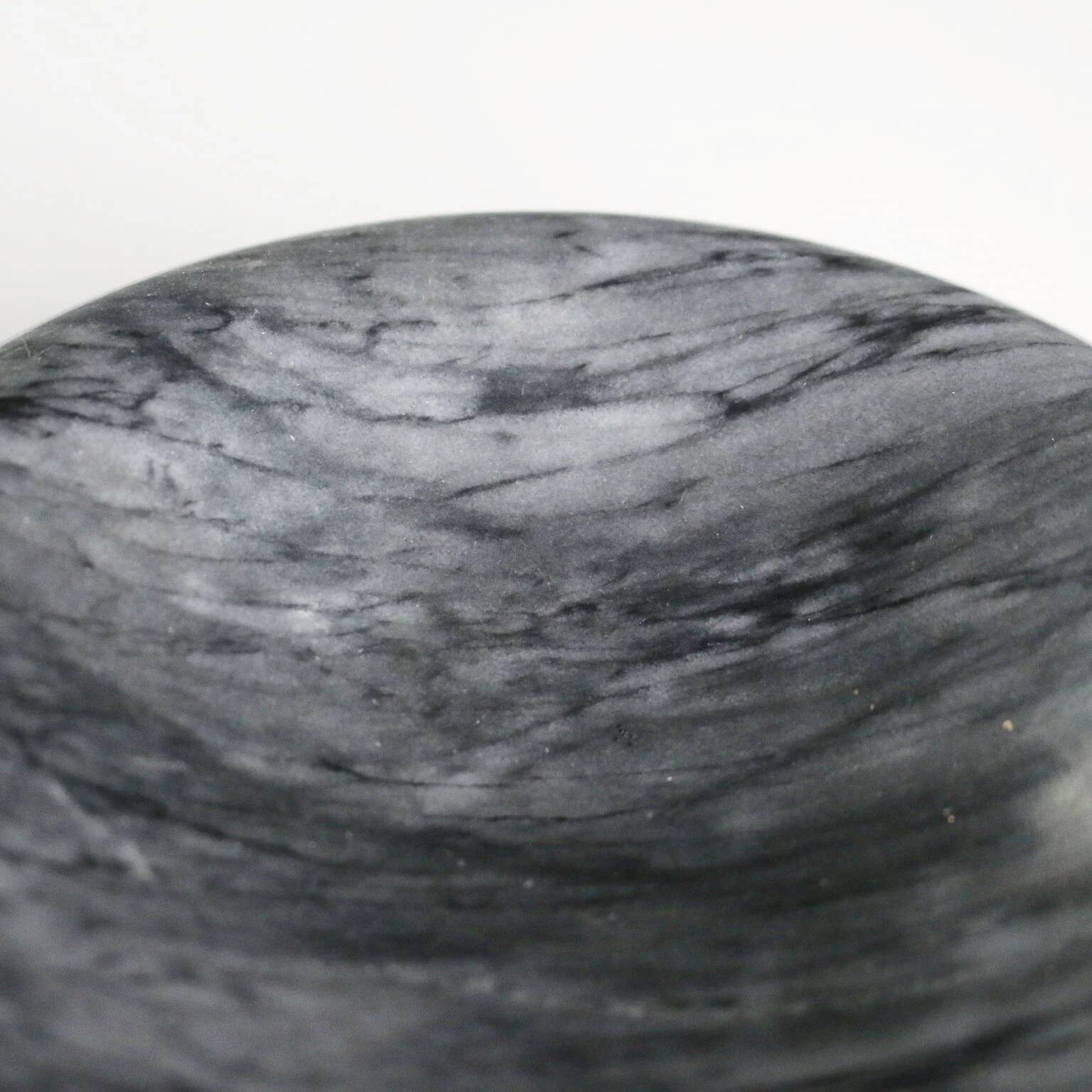 Vintage grey marble centrepiece, design, Italy, 1970s