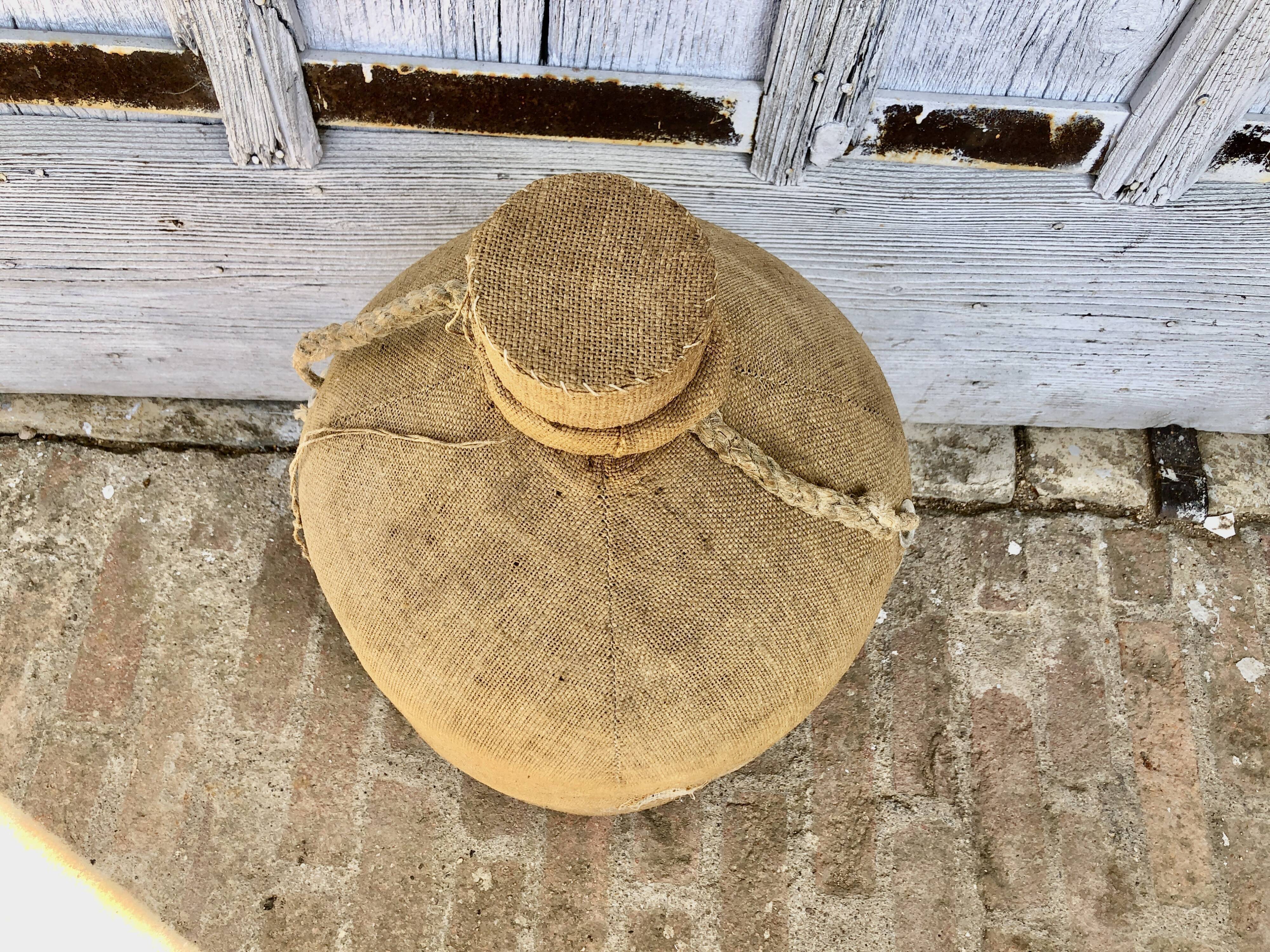 Demijohn burlap 1900
