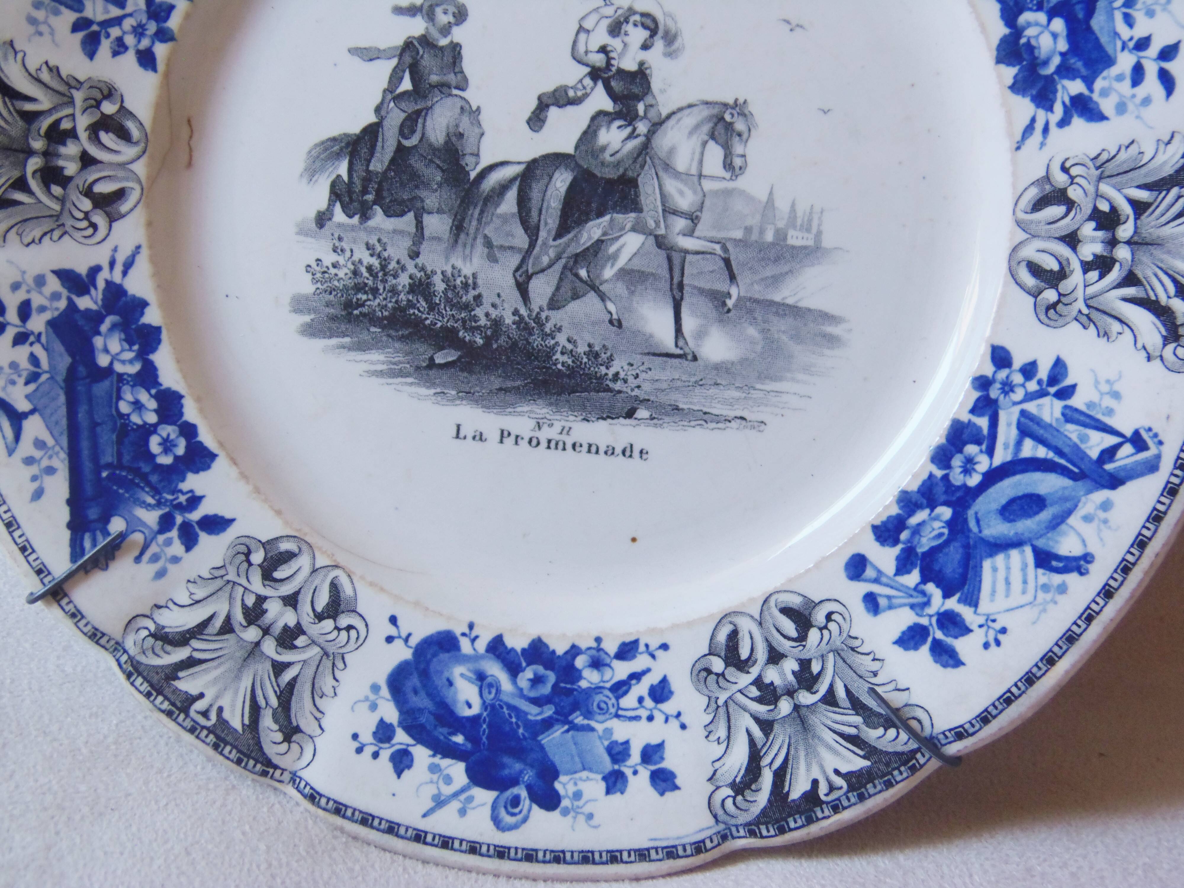 Creil and Monterau plate