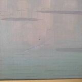 Oil on canvas orientalist landscape