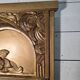 Miroir Art Déco doré années 1930 , miroir biseauté ,131cm de H