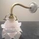 Porcelain and glass paste wall lamp 1930