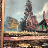 Oil of the twentieth century signed Mollin