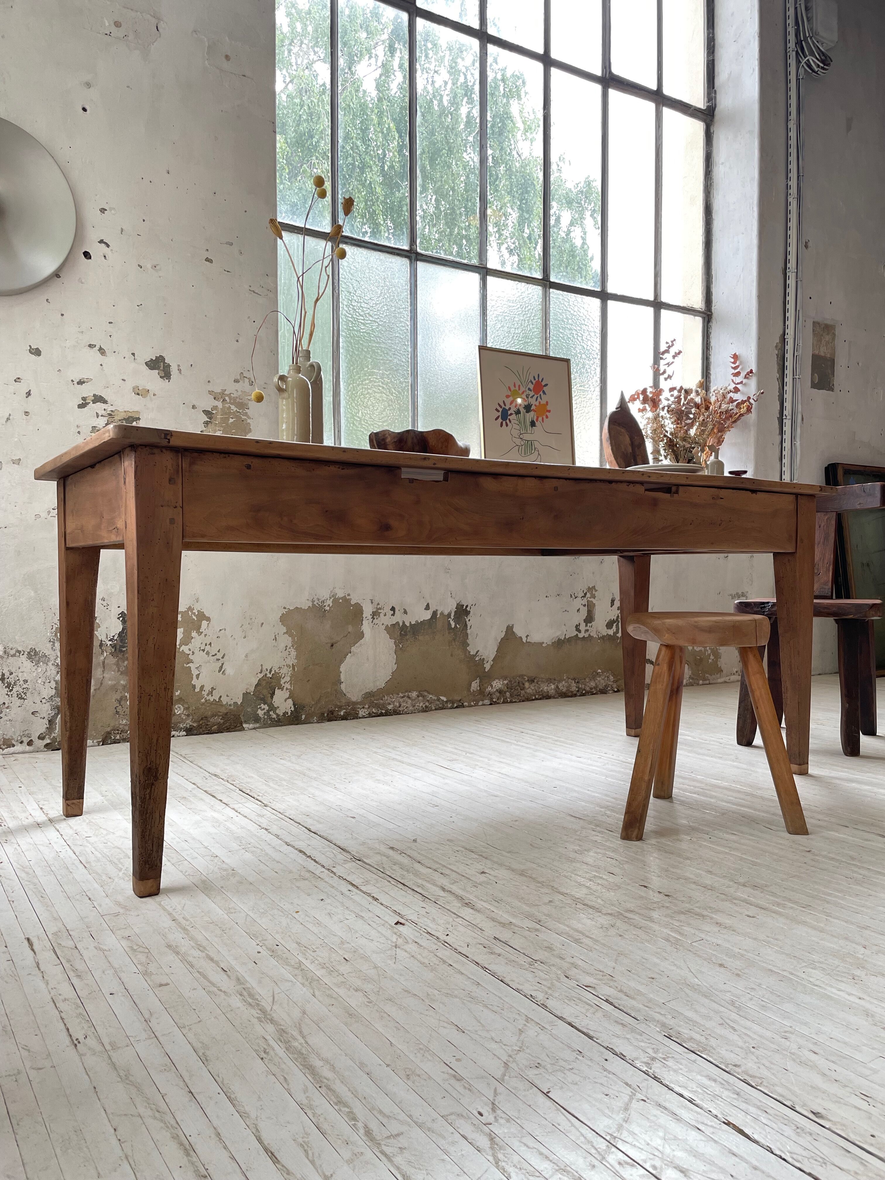 Walnut farm table 190cm