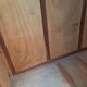 Vintage wardrobe with sliding door