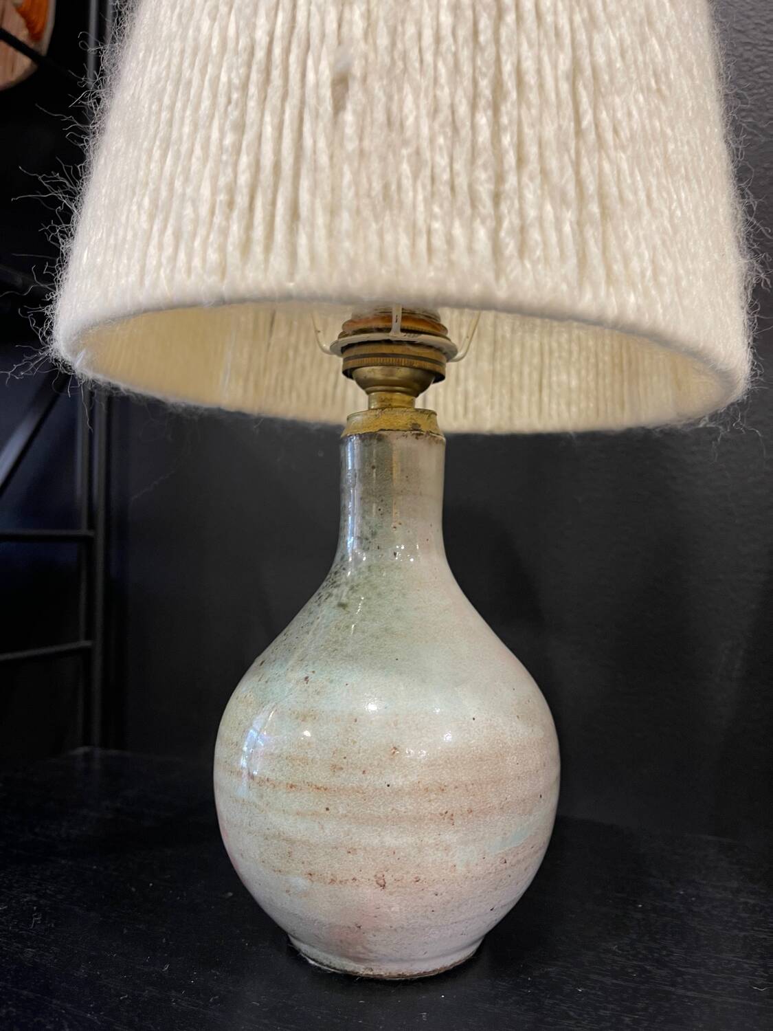 Paire de lampe céramique 1960