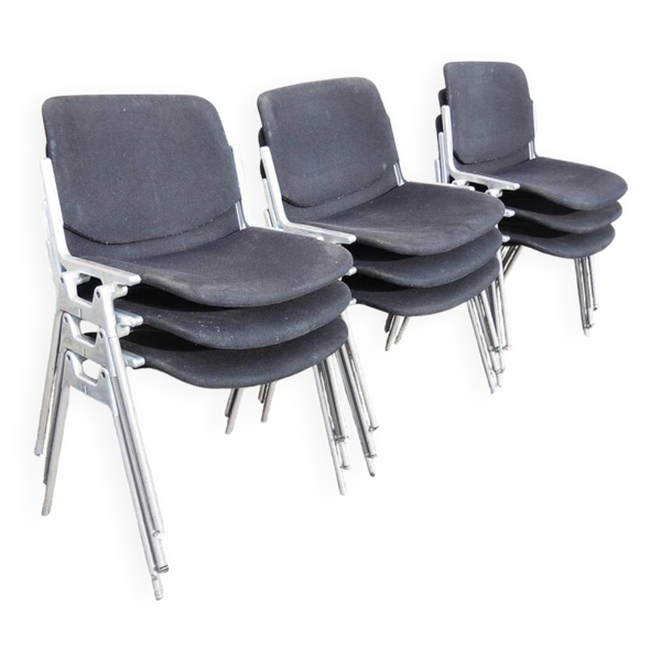 Ancienne chaises DSC 106 Giancarlo Piretti pour Castelli