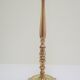 Solid brass lamp foot turned vintage