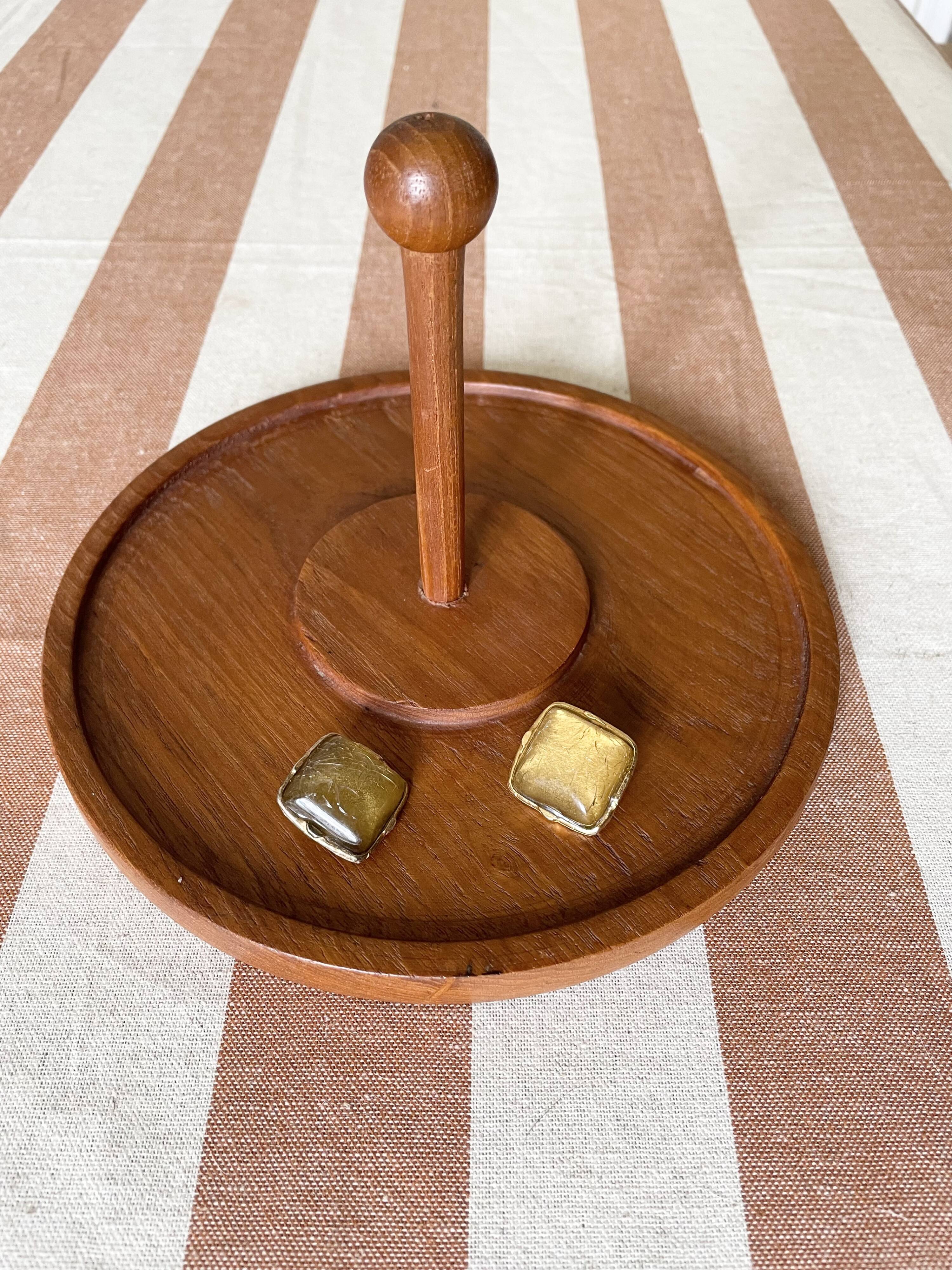 Vintage Teak Condiment Tray