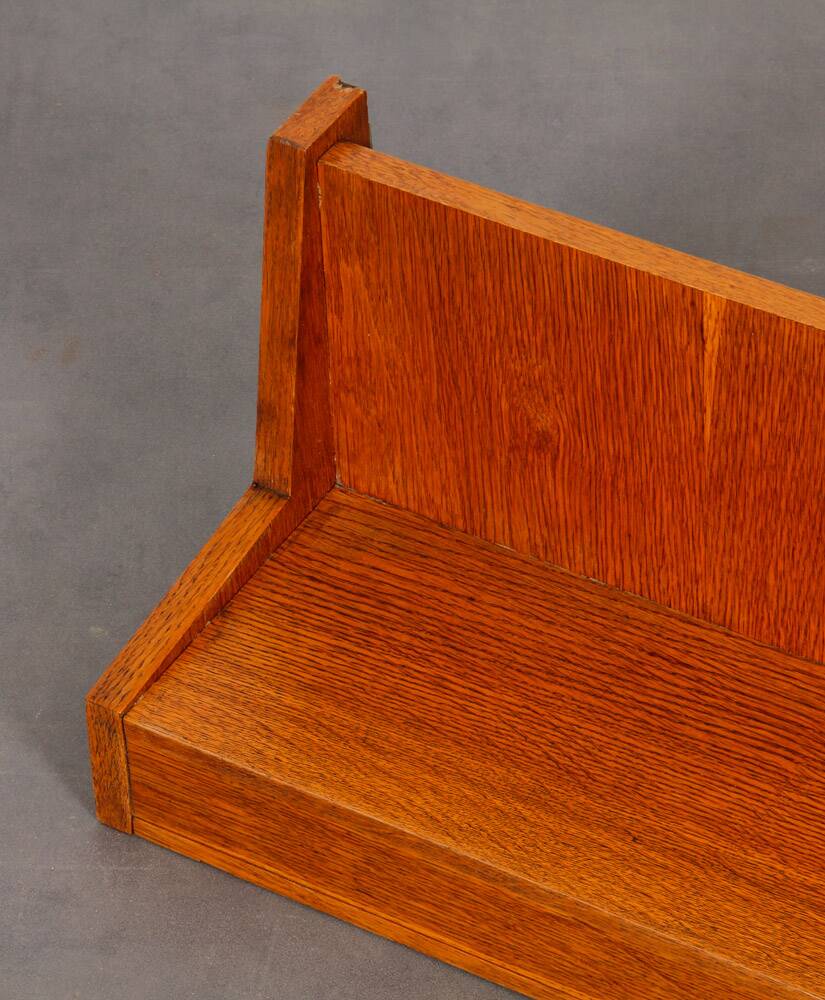 Vintage wall shelf, Czech work, 1960s