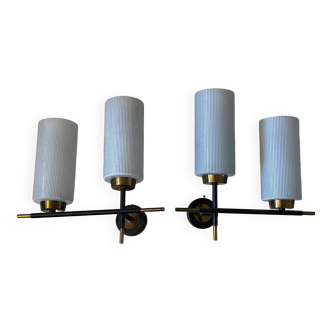 Pair of Arlus wall lights from the 50s