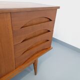 Vintage Scandinavian style teak row from the 60s