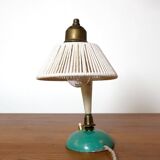 Brass and lacquered metal lamp from the 1950s.