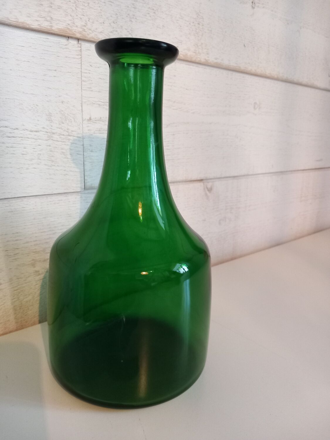 Green Italian carafe