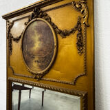 Louis XVI style trumeau mirror