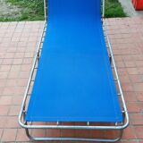 Folding sunbed deckchair