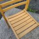Solid wood chair