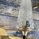 Pair of double gilded wall lights