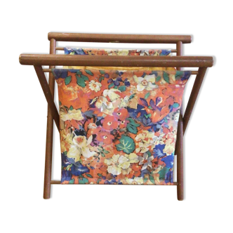 Fabric magazine door