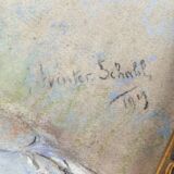 Portrait of a young girl, By Céline-Alice Winter-Schahl, Pastel, 1919