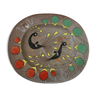 1960 Vallauris ceramic dish