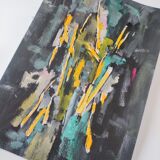 Acrylic abstract painting