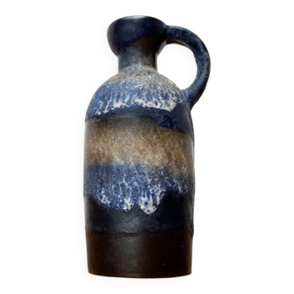 Carafe vase in German pottery WGP Fat Lava mid-century style by Ruscha, 1960s.