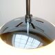 Mid-Century German Glass and Metal Ball Pendant