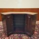 English Chesterfield mahogany bar fully upholstered in leather