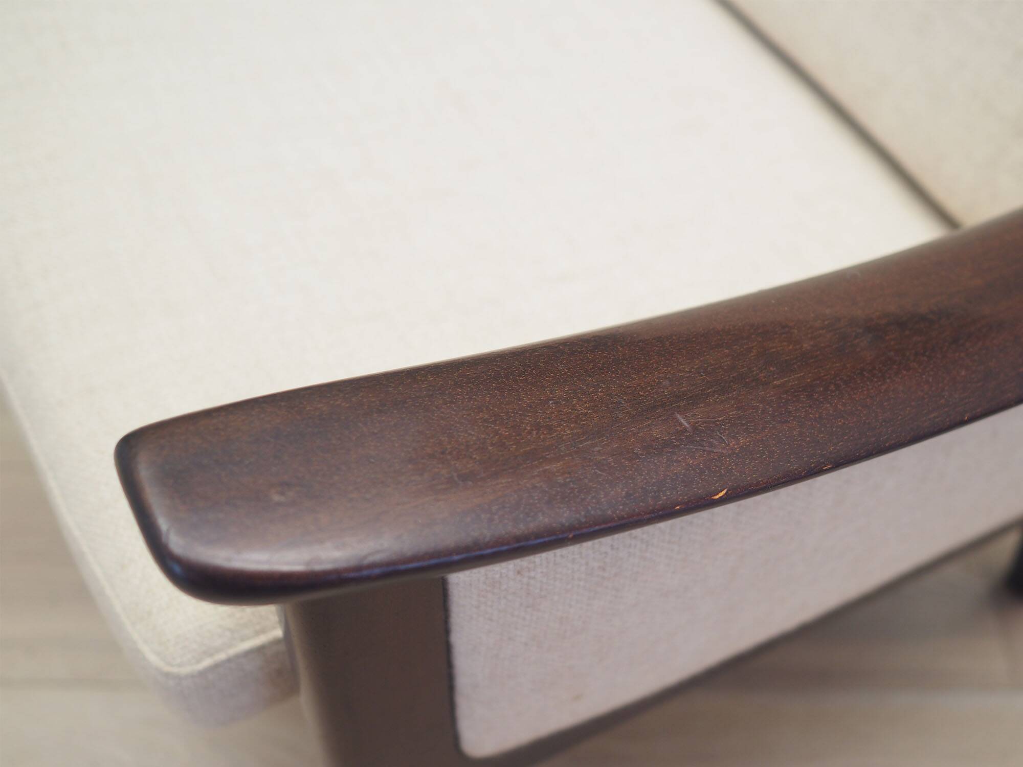 Beige armchair, Danish design, 1970s, production: Denmark
