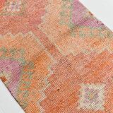 Tapis de couloir turc orange citrouille 3x10, 91x321 cm