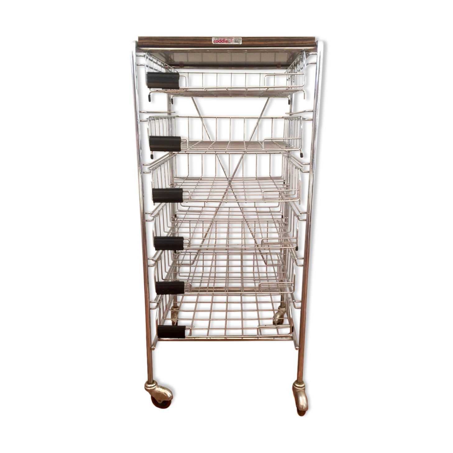 Metal trolley, brand shopping cart