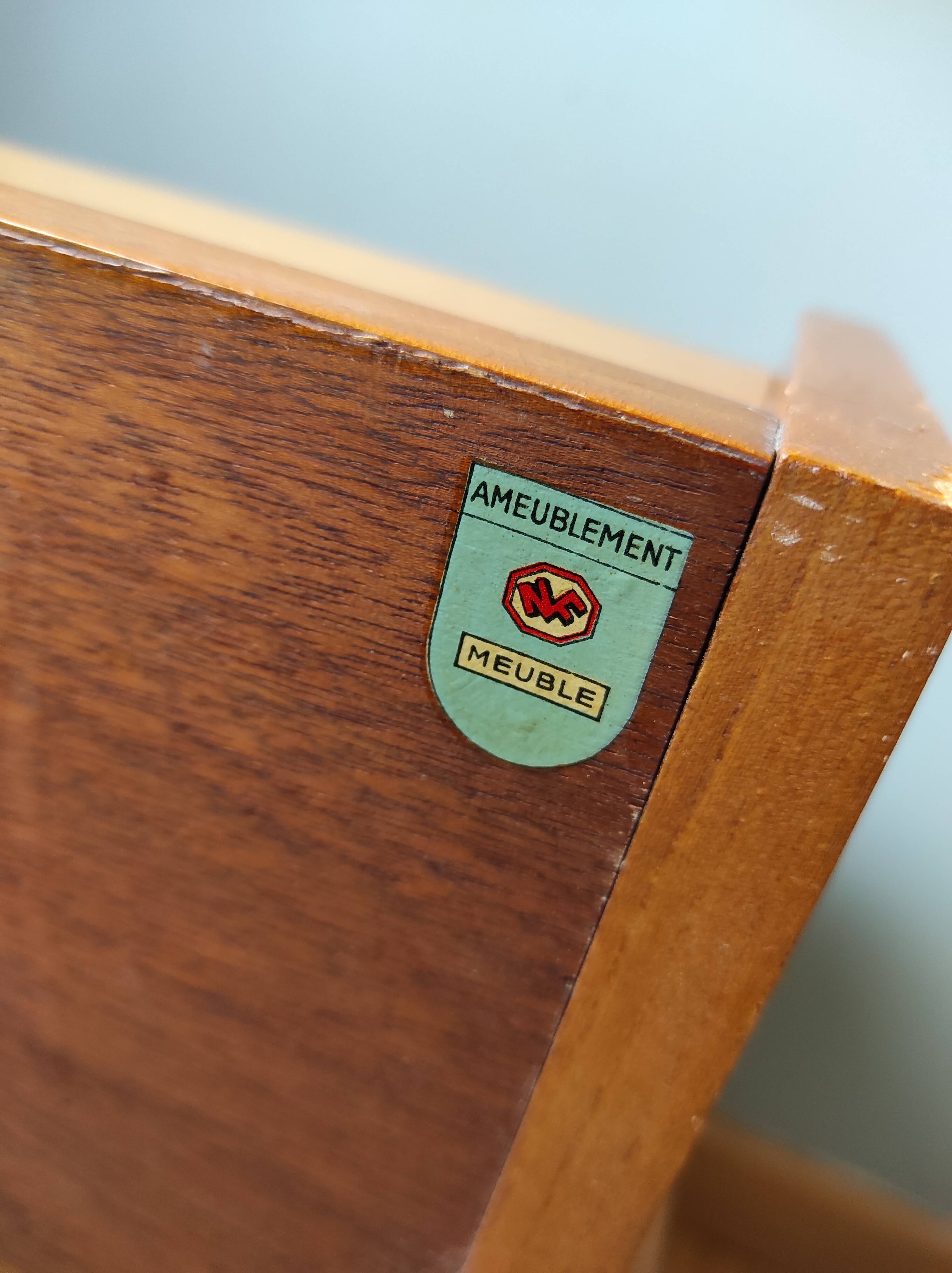 Table de chevet 1950/1969 style scandinave