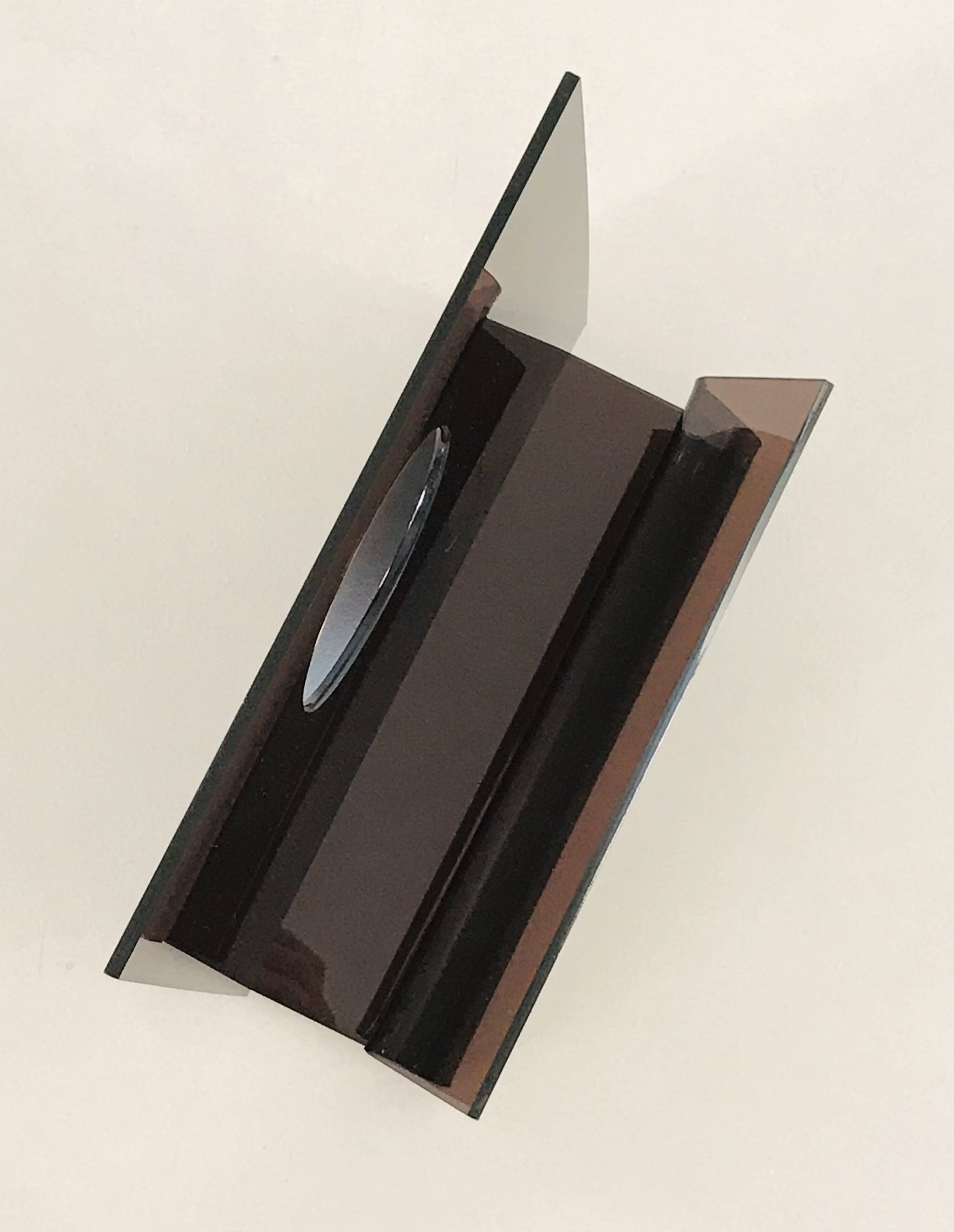 Altuglas magazine rack by Michel Dumas, France, 1970s