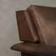 Mid-Century Danish Modern 2-Seater Brown Leather Sofa 3330 by  Arne Vodder