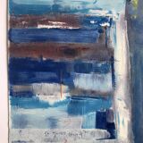 Atelier d'artiste. Lithographie originale signée au crayon