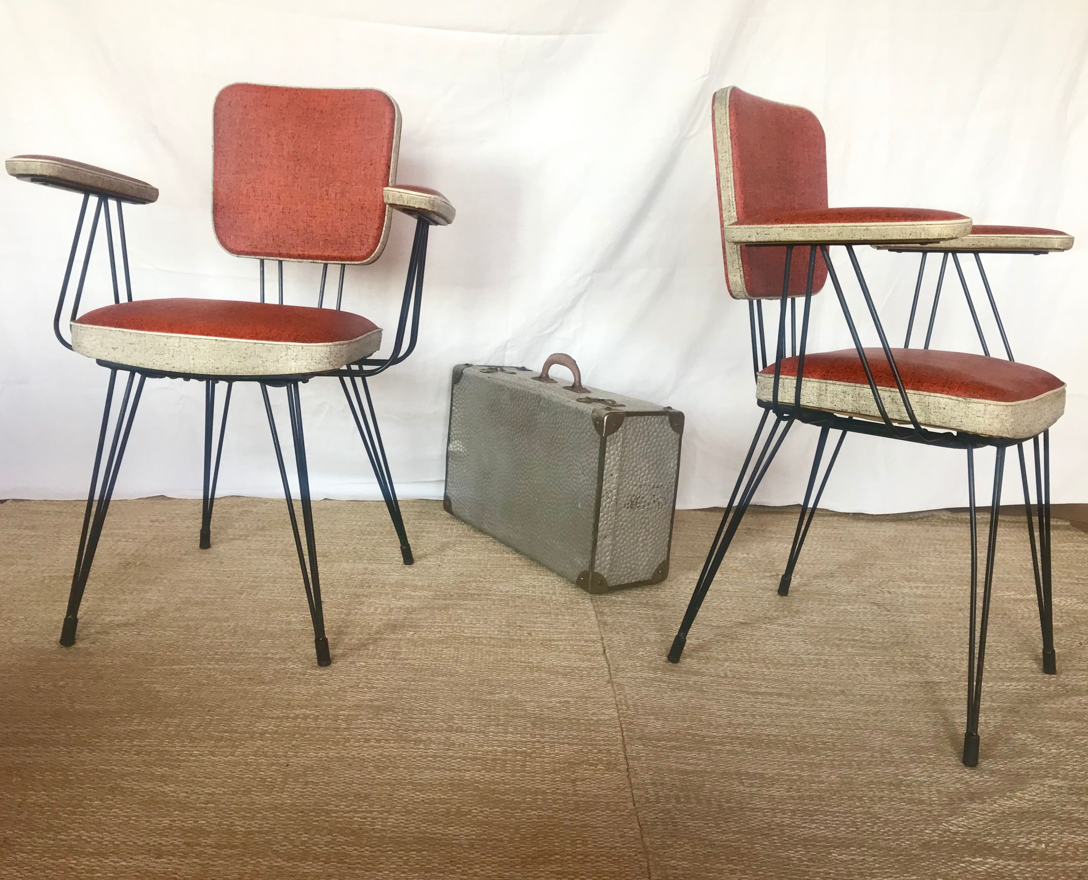 Paire de fauteuils années 50/60