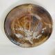 Ceramic plate signed, stoneware 24 cm
