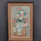 Oil on panel by Tosca Tilony 1972 bouquet of roses still life