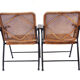 Chaise pliante cannée