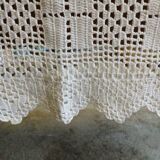Antique crochet bedspread / tablecloth / curtain