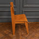 Chaise en bois cintré 1960 bureau travail français