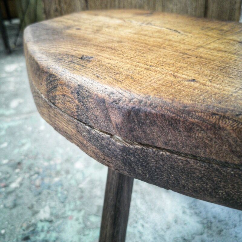 Brutalist tripod stool