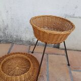 Table a work, realist tripode in vintage, 1950's