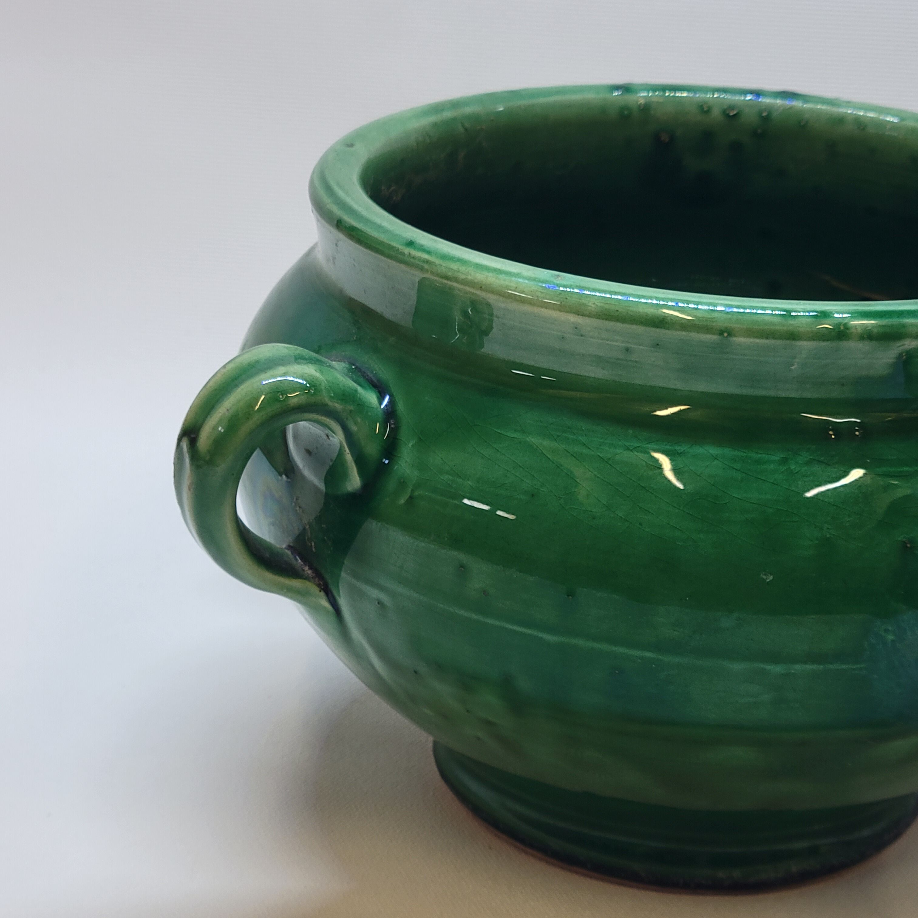 Green Glazed Terracotta Pottery