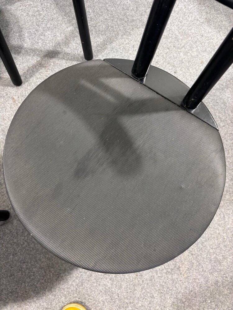 Vintage Italian Chairs, 1980s, Set of 4