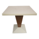 Tolix table in iron / central leg design – 80 x 80 x 80 cm / XXth century